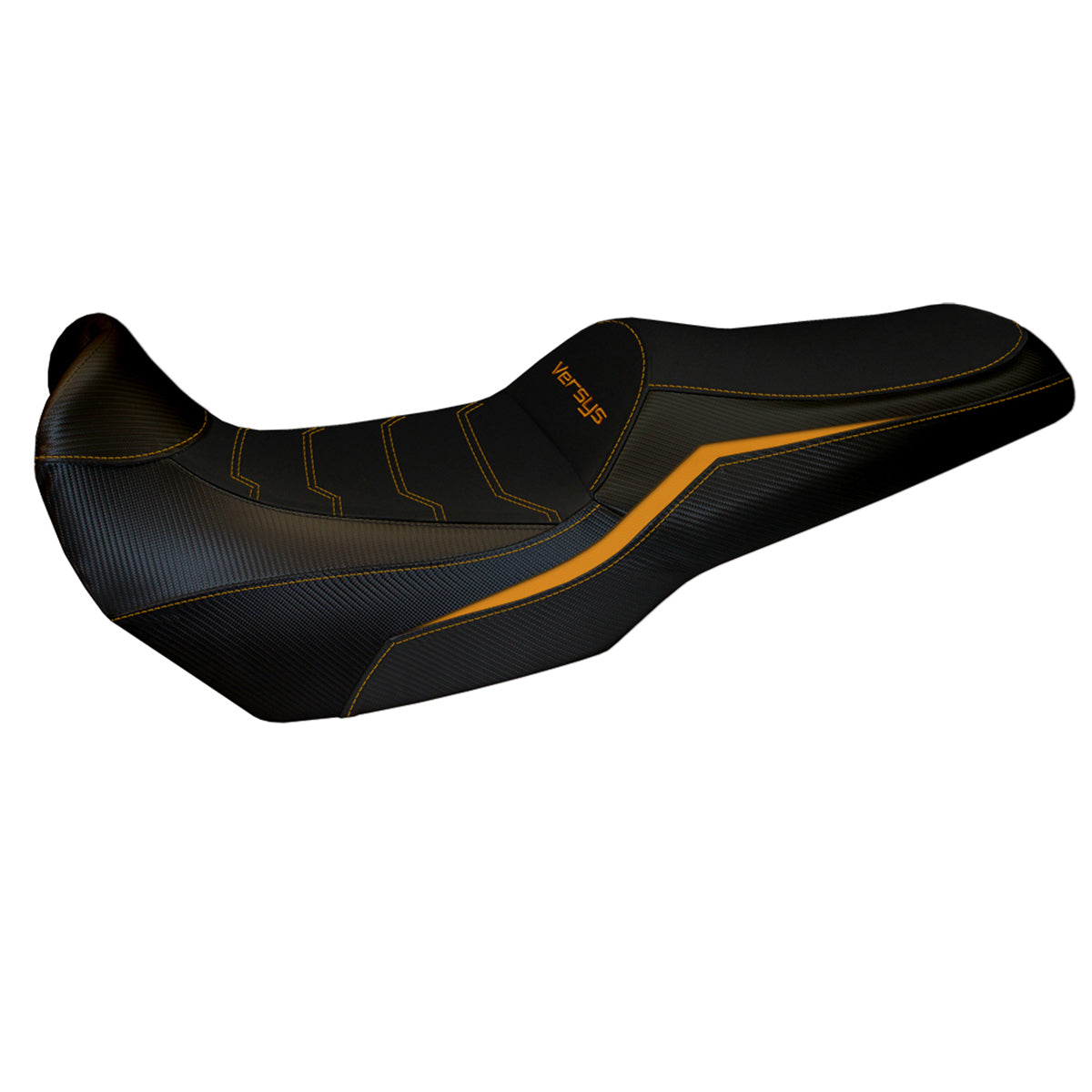 Kawasaki Versys 1000 2019-2024 Seat Cover Tappezzeria Italia Comfort in Orange and Black