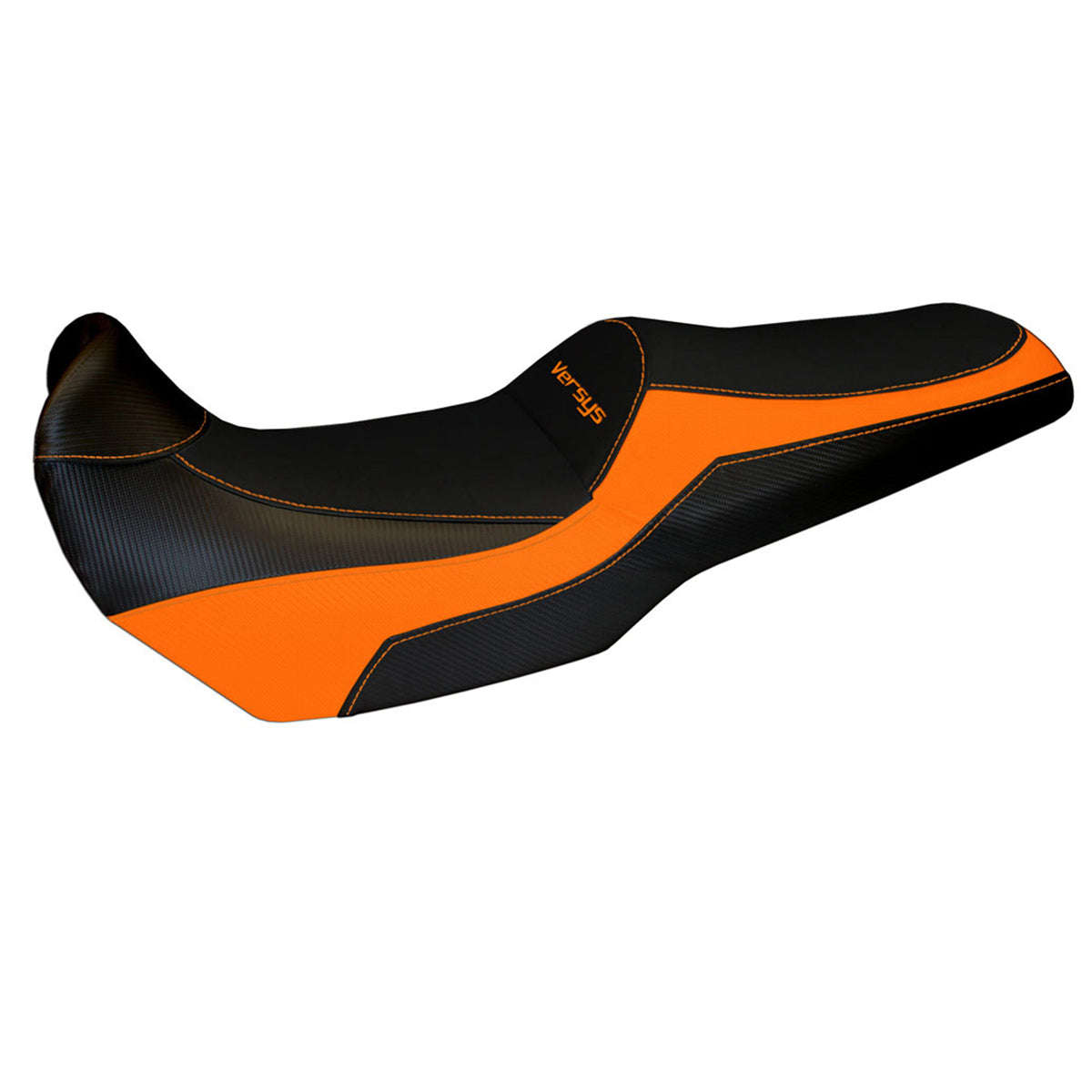 Kawasaki Versys 1000 2011-2018 Seat Cover Tappezzeria Italia in Orange and Black