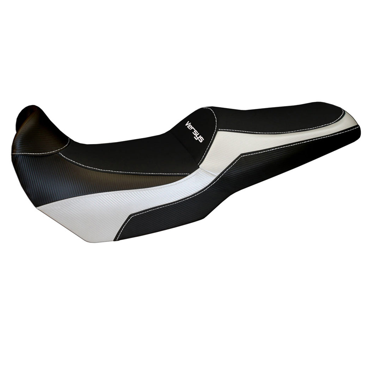 Kawasaki Versys 1000 2011-2018 Seat Cover Tappezzeria Italia in White and Black
