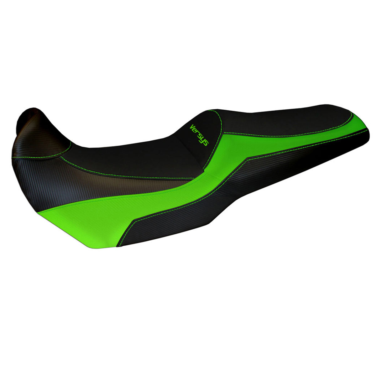 Kawasaki Versys 1000 2011-2018 Seat Cover Tappezzeria Italia in Green and Black
