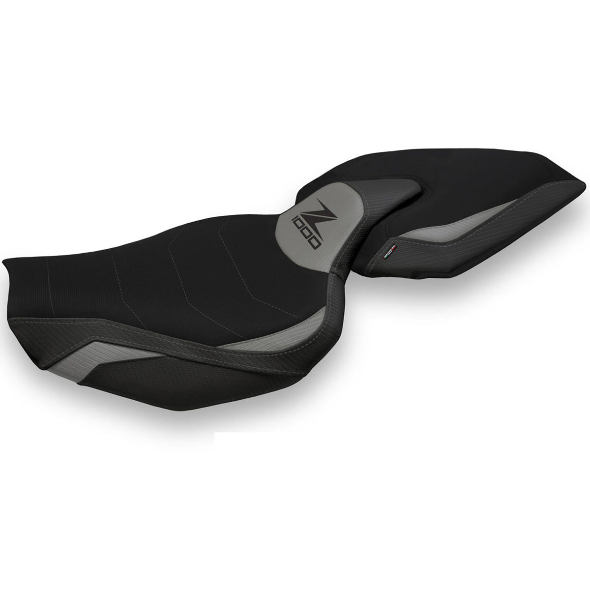 Kawasaki Z1000 2014-2021 Seat Cover Tappezzeria Italia Comfort in Grey and Black