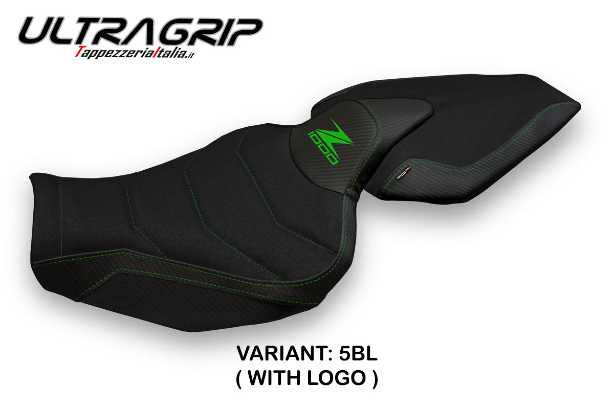 Kawasaki Z1000 2014-2021 Seat Cover Tappezzeria Italia Ultragrip in Black
