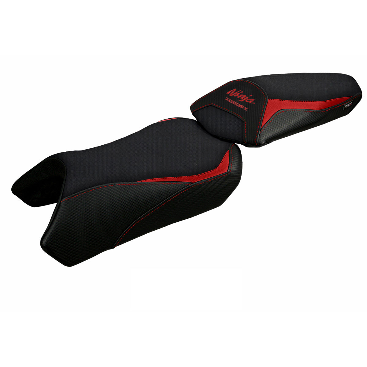 Kawasaki Ninja 1000 / 1000 SX 2020-2024 Seat Cover Tappezzeria Italia in Red and Black