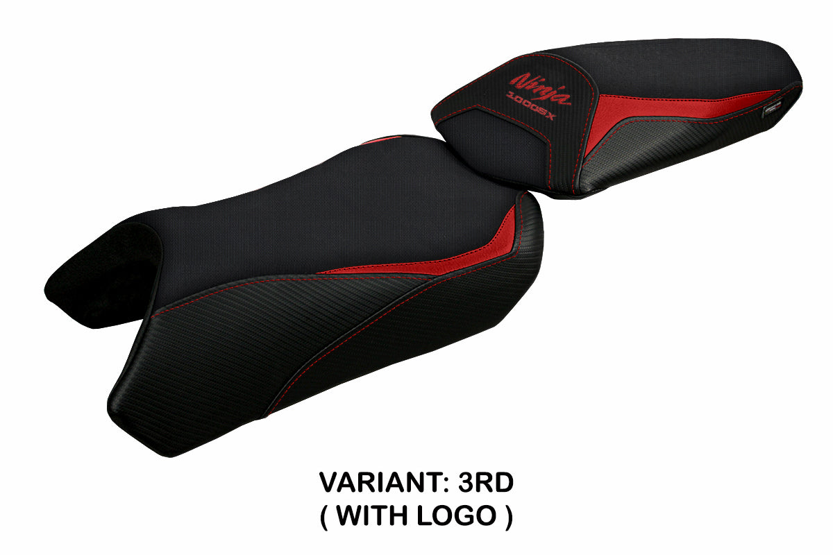 Kawasaki Ninja 1000 / 1000 SX 2020-2024 Seat Cover Tappezzeria Italia in Red and Black