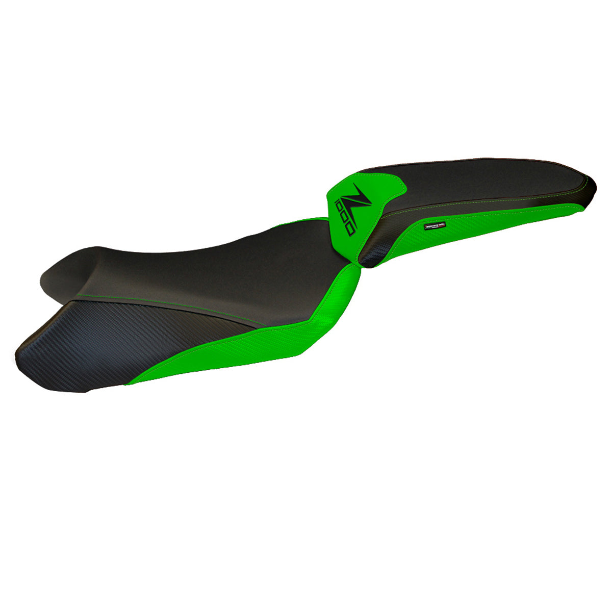 Kawasaki Ninja 1000 Z1000 SX 2017-2019 Seat Cover Tappezzeria Italia in Green and Black