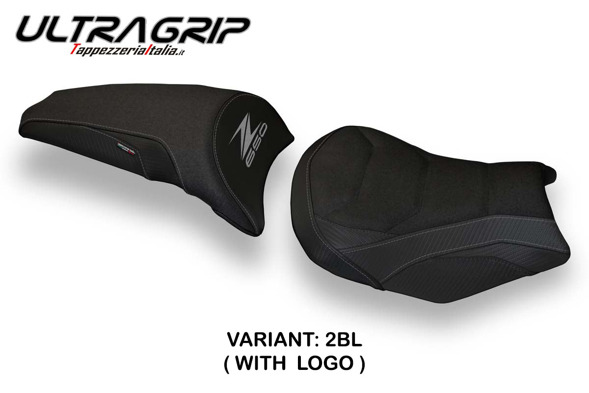 Kawasaki Z650 2017-2025 Seat Cover Tappezzeria Italia Ultragrip in Black