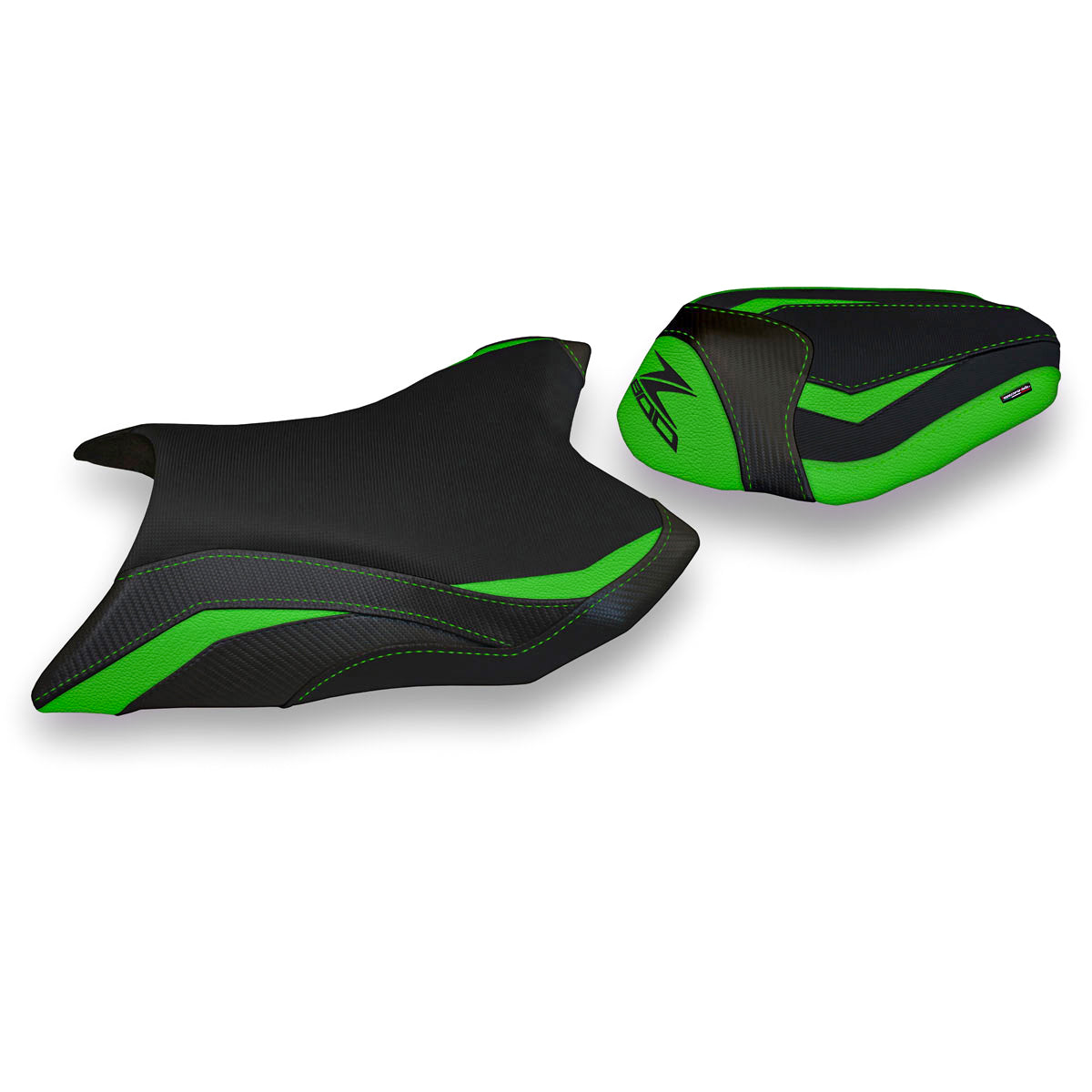 Kawasaki Z800 2013-2016 Seat Cover Tappezzeria Italia in Green Black