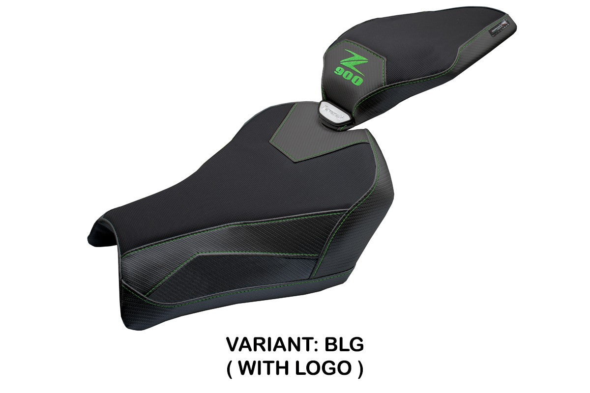 Kawasaki Z900 2025 Seat Cover Tappezzeria Black Green