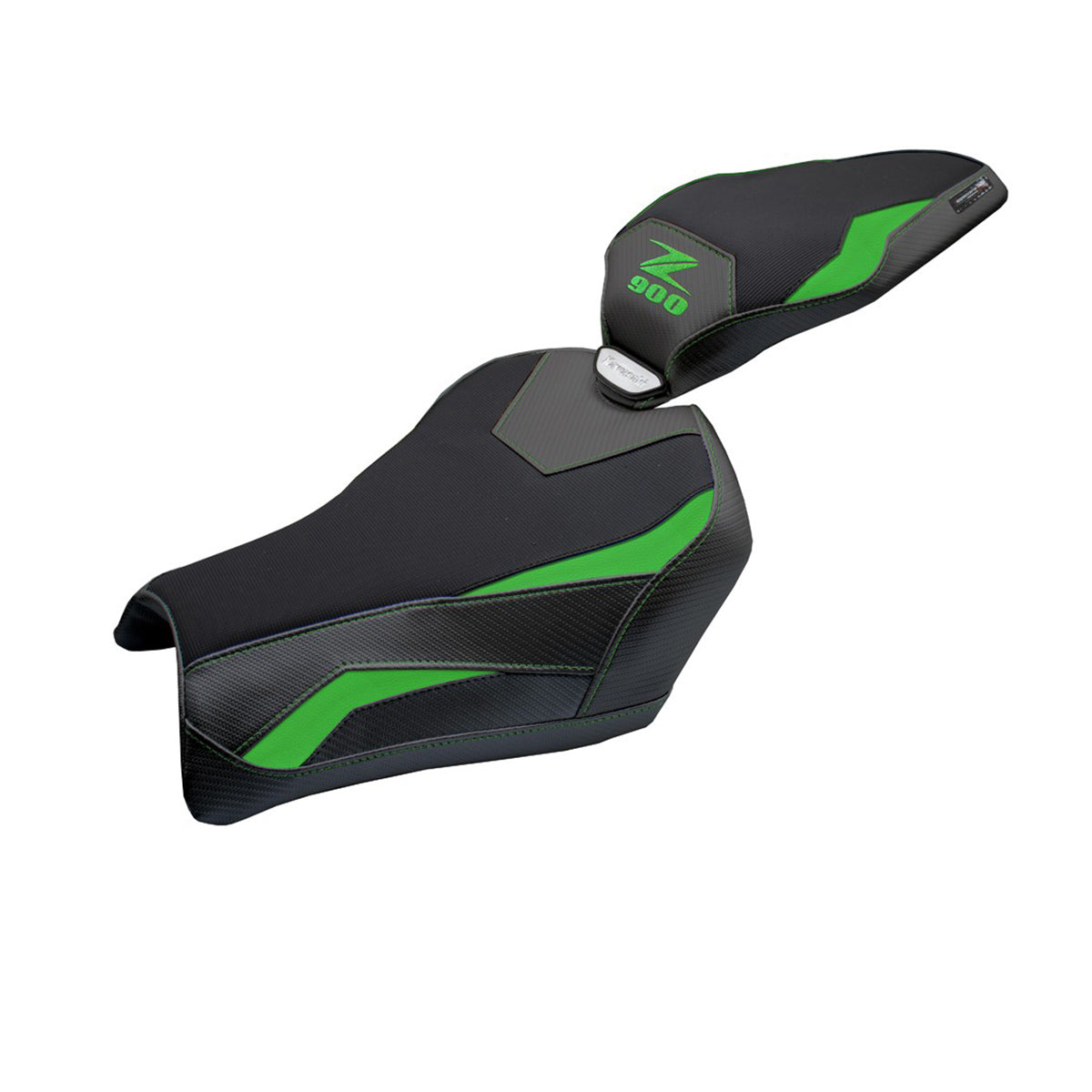 Kawasaki Z900 2025 Seat Cover Tappezzeria Green Black