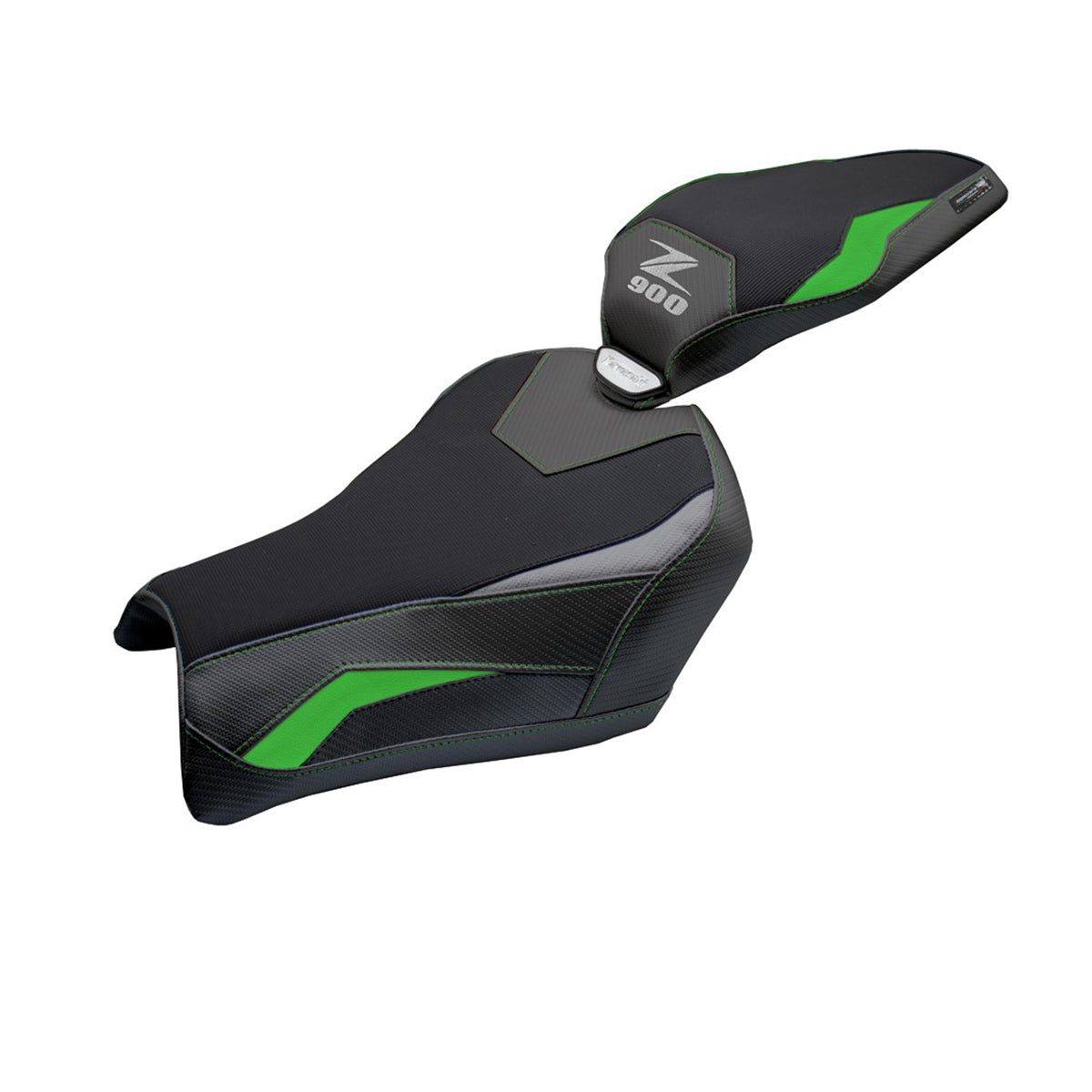 Kawasaki Z900 2025 Seat Cover Tappezzeria Green Grey Black