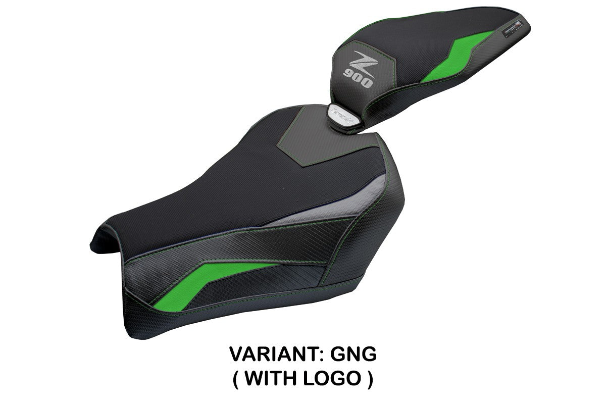 Kawasaki Z900 2025 Seat Cover Tappezzeria Green Grey Black