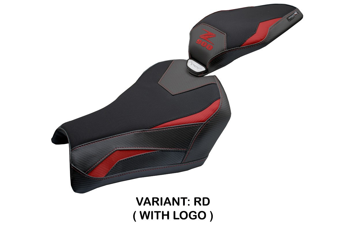 Kawasaki Z900 2025 Seat Cover Tappezzeria Red Black