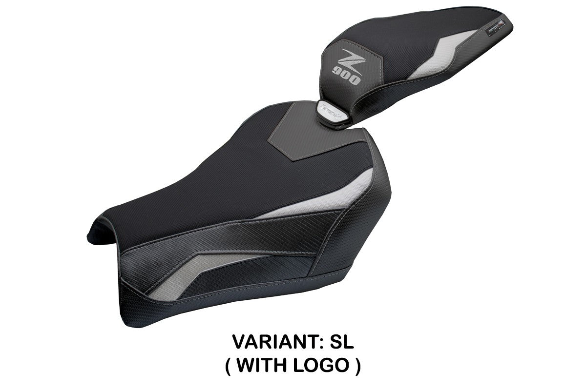 Kawasaki Z900 2025 Seat Cover Tappezzeria Silver Black