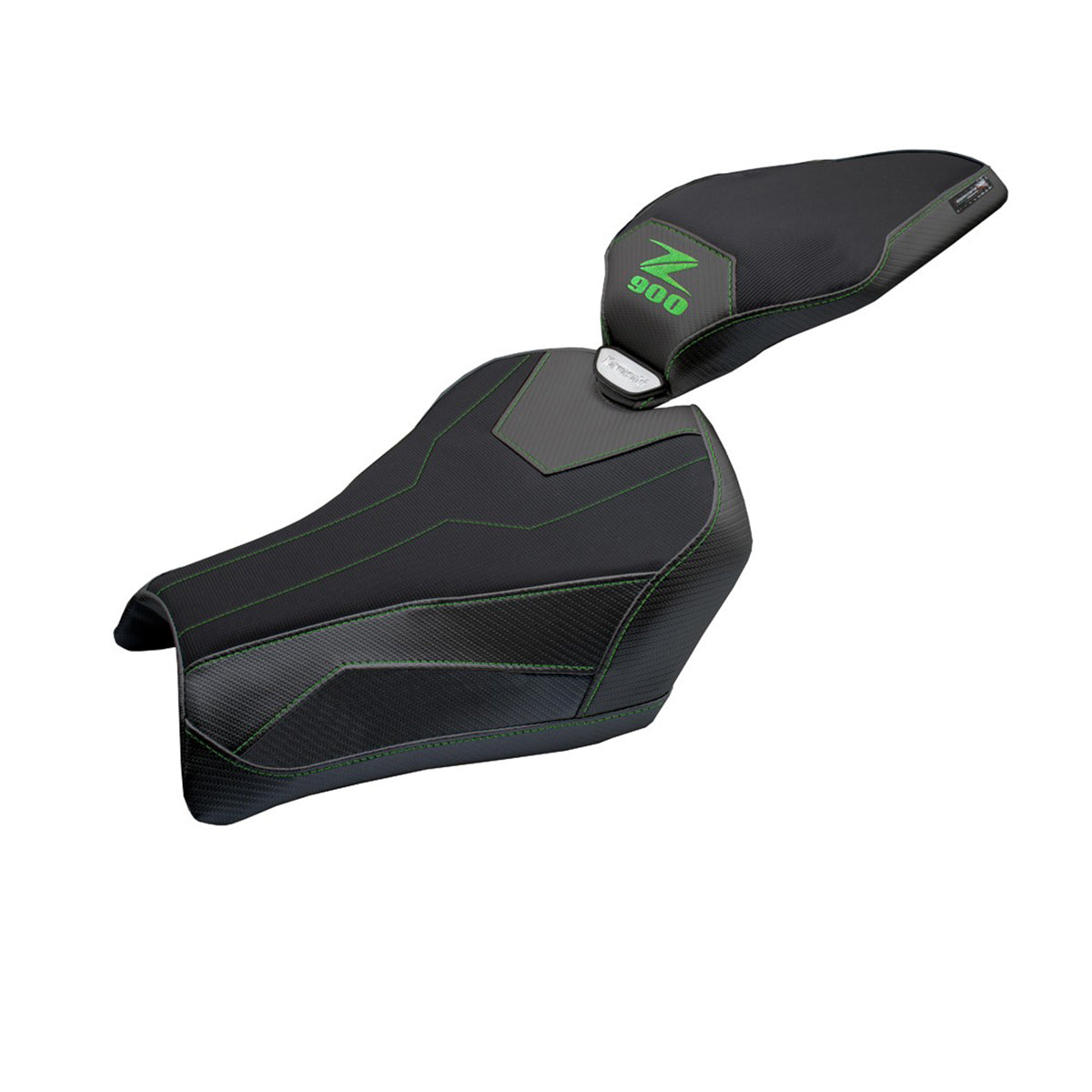 Kawasaki Z900 2025 Seat Cover Tappezzeria Comfort Black Green