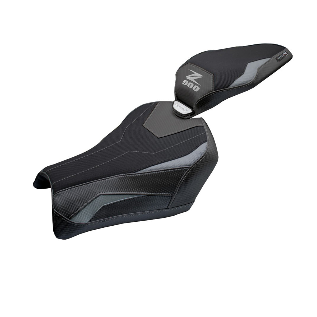 Kawasaki Z900 2025 Seat Cover Tappezzeria Comfort Grey Black