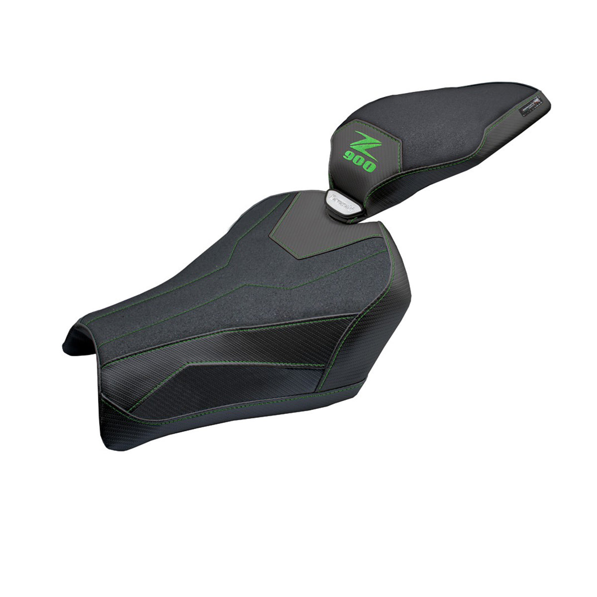 Kawasaki Z900 2025 Seat Cover Tappezzeria Ultragrip Black Green
