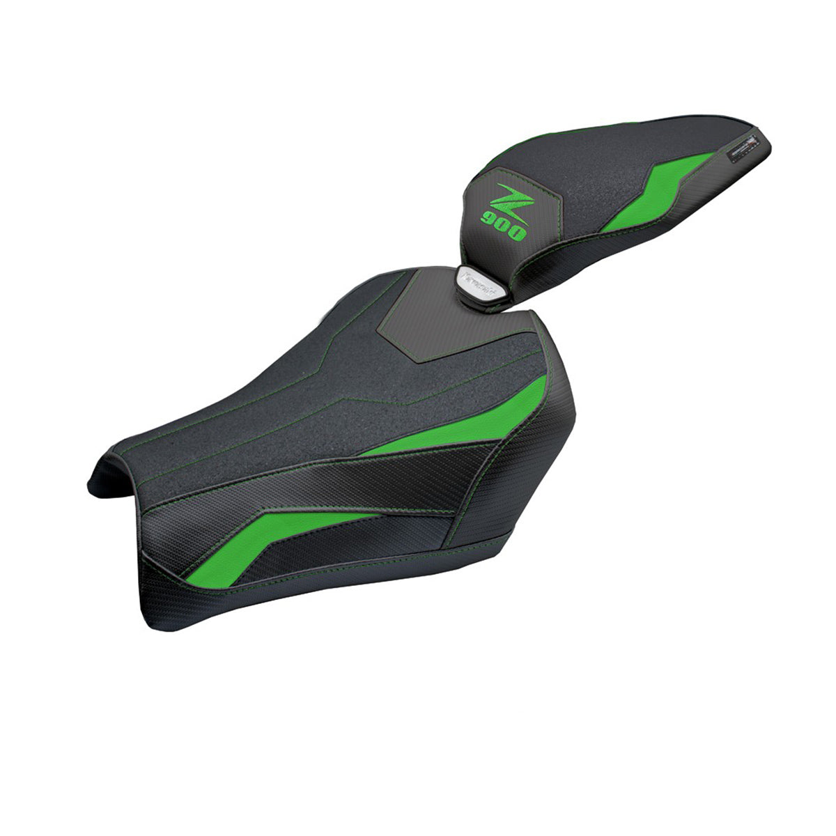 Kawasaki Z900 2025 Seat Cover Tappezzeria Ultragrip Green Black