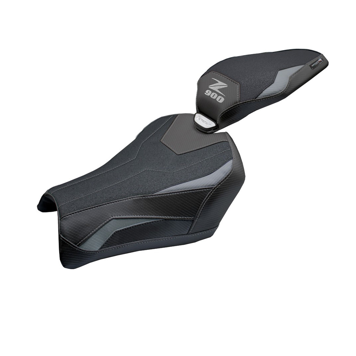Kawasaki Z900 2025 Seat Cover Tappezzeria Ultragrip Grey Black