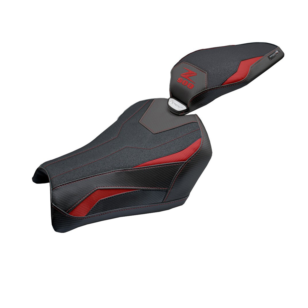 Kawasaki Z900 2025 Seat Cover Tappezzeria Ultragrip Red Black