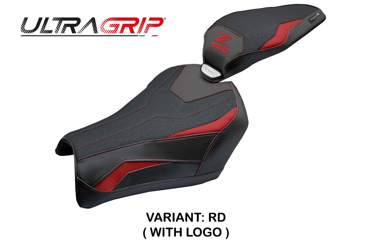 Kawasaki Z900 2025 Seat Cover Tappezzeria Ultragrip Red Black