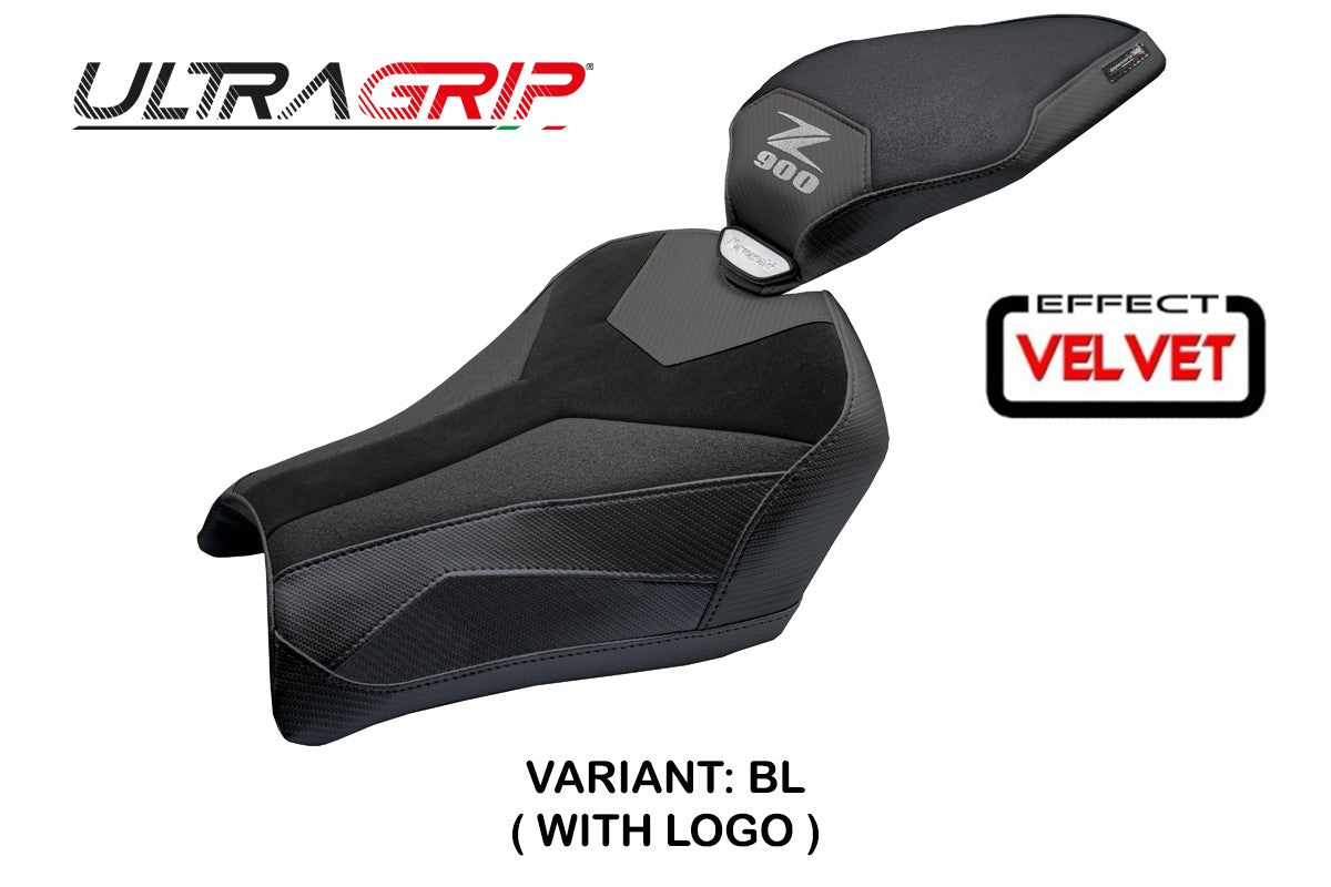 Kawasaki Z900 2025 Seat Cover Tappezzeria Velvet Ultragrip Black