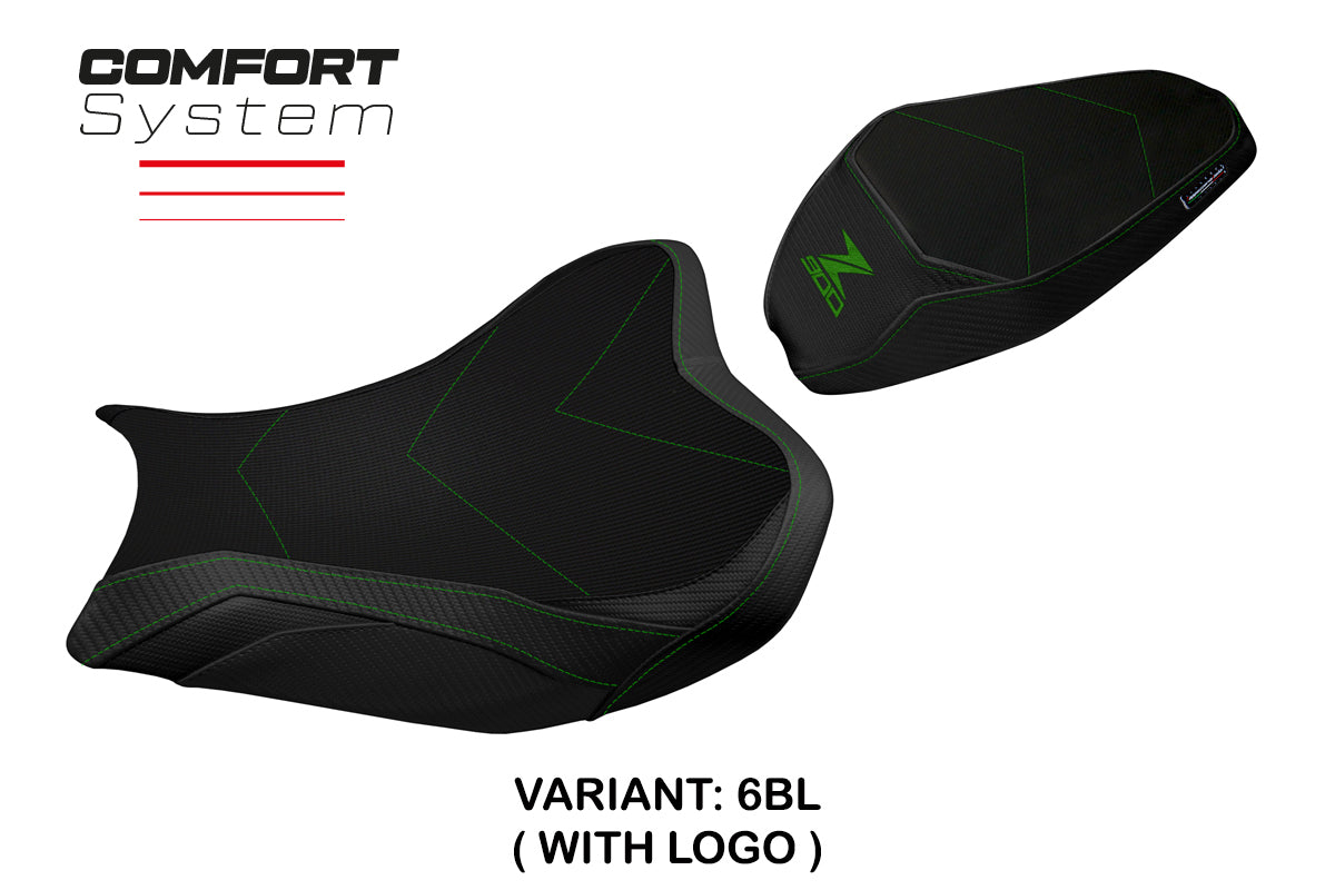 Kawasaki Z900 2017-2024 Seat Cover Tappezzeria Italia Comfort in Black