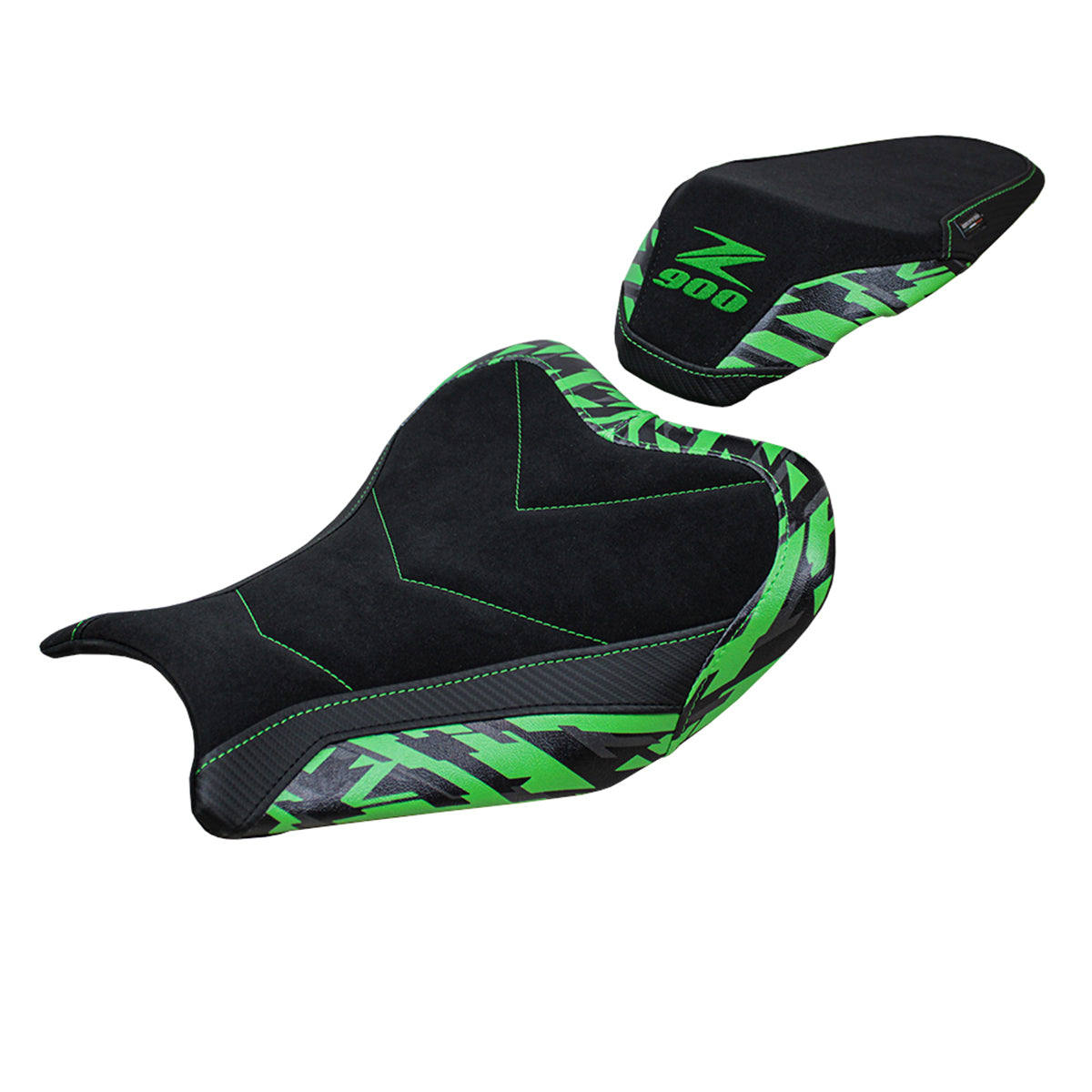 Kawasaki Z900 2017-2024 Seat Cover Tappezzeria Suede Special Edition Black Green