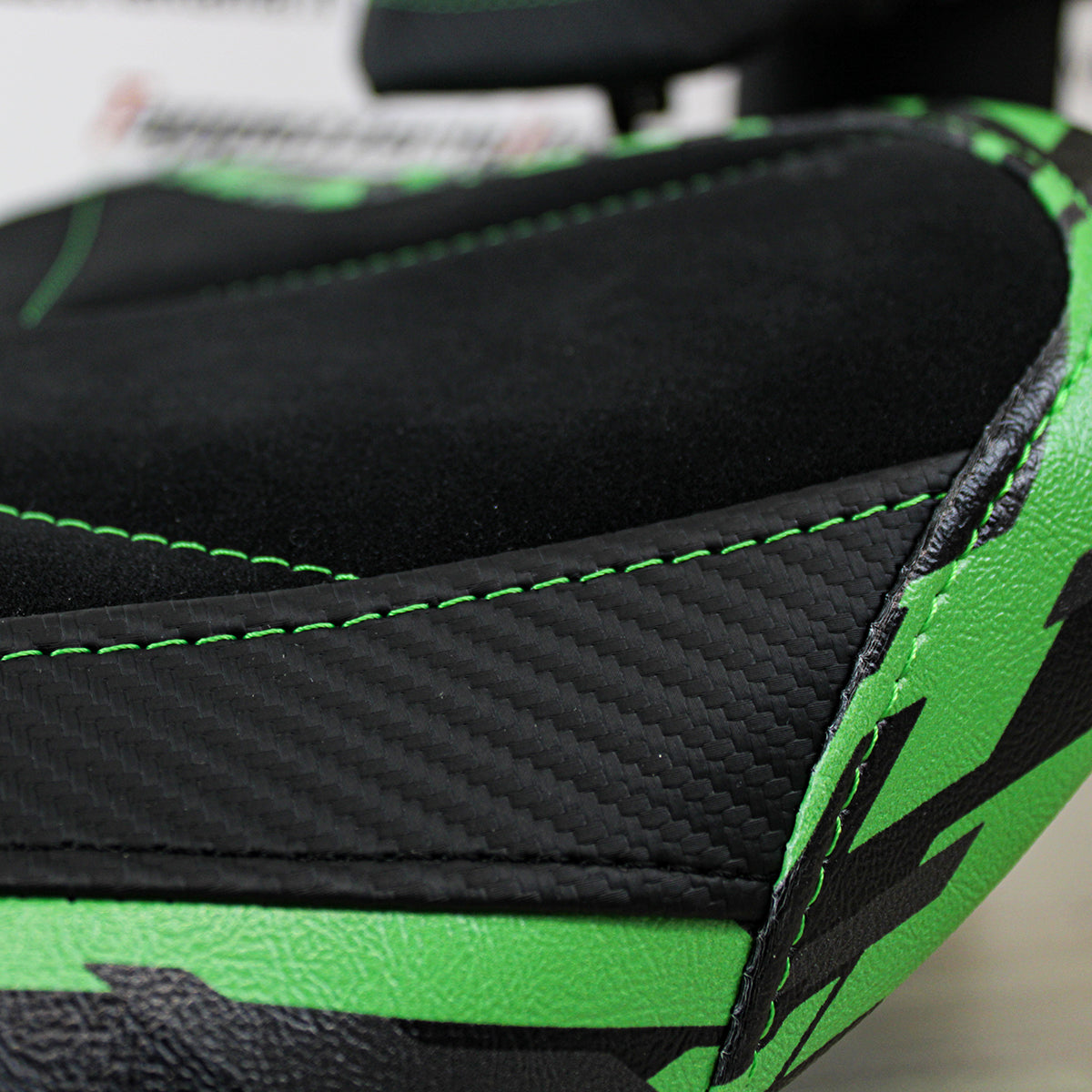 Kawasaki Z900 2017-2024 Seat Cover Tappezzeria Suede Special Edition Black Green