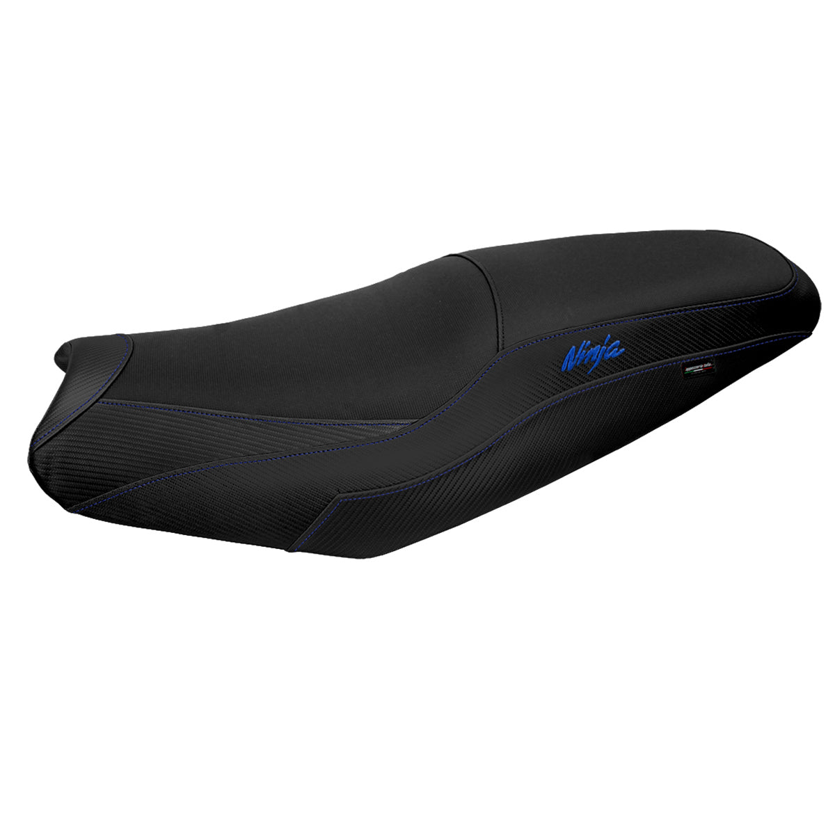 Kawasaki ZX14R 2012-2024 Seat Cover Tappezzeria Blue Black