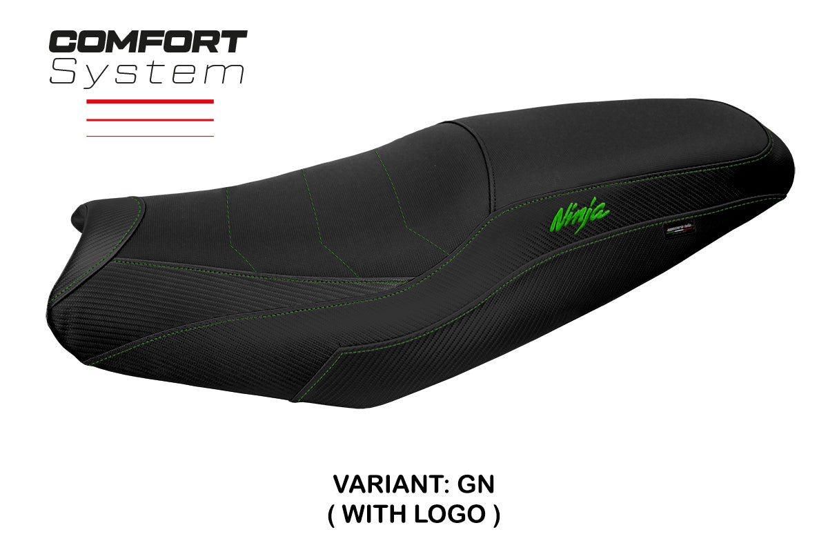 Kawasaki ZX14R 2012-2024 Seat Cover Tappezzeria Comfort Green