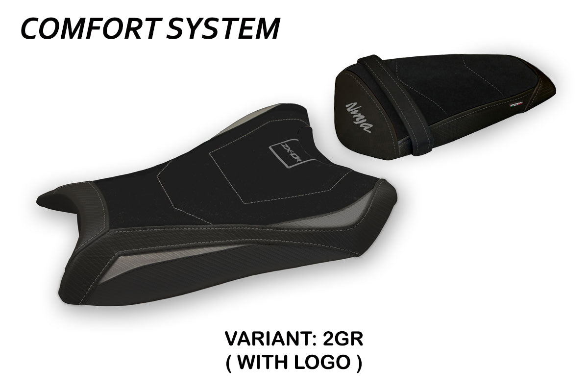 Kawasaki Ninja ZX10R 2011-2015 Seat Cover Tappezzeria Italia Comfort in Grey