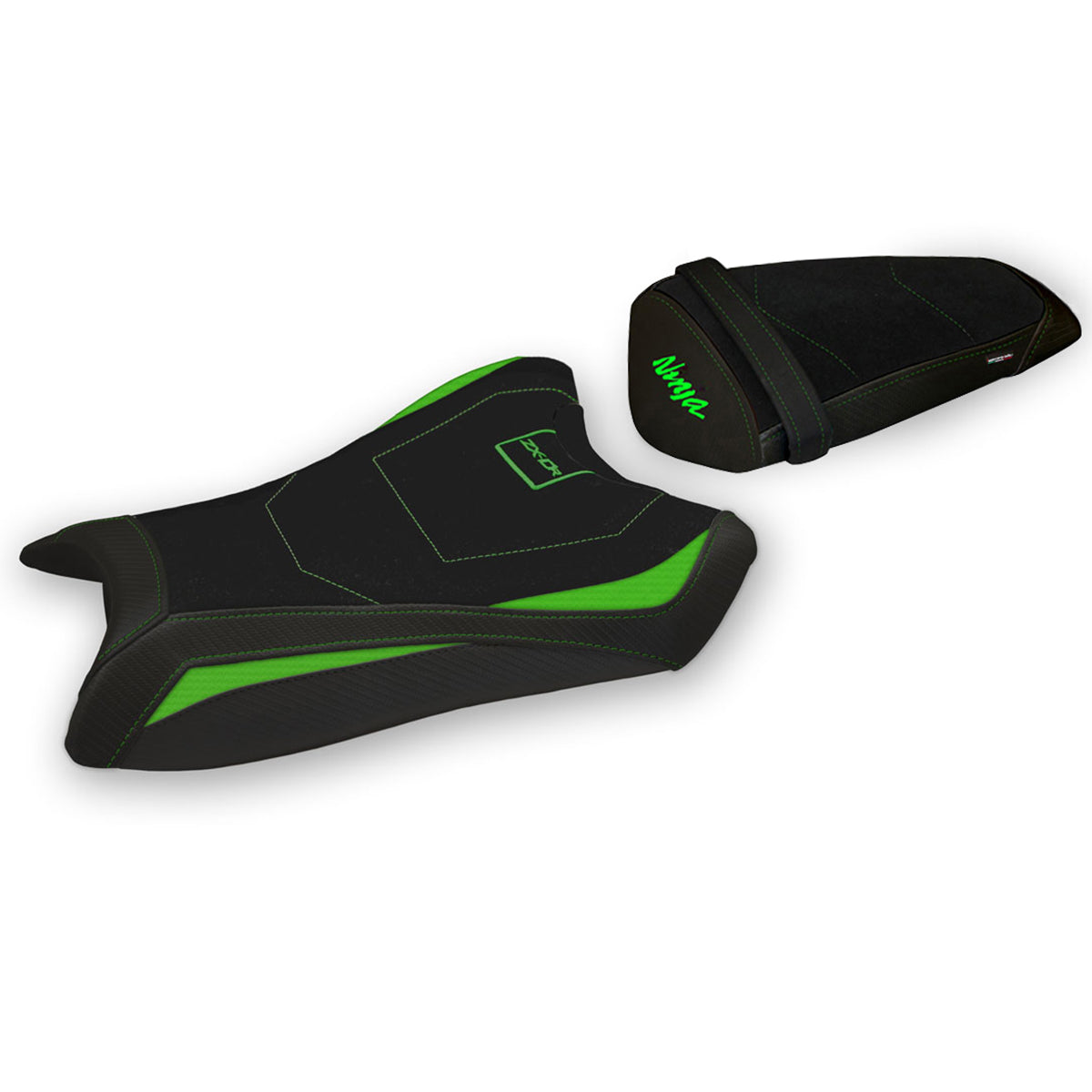 Kawasaki Ninja ZX10R 2011-2015 Seat Cover Tappezzeria Italia Comfort in Green