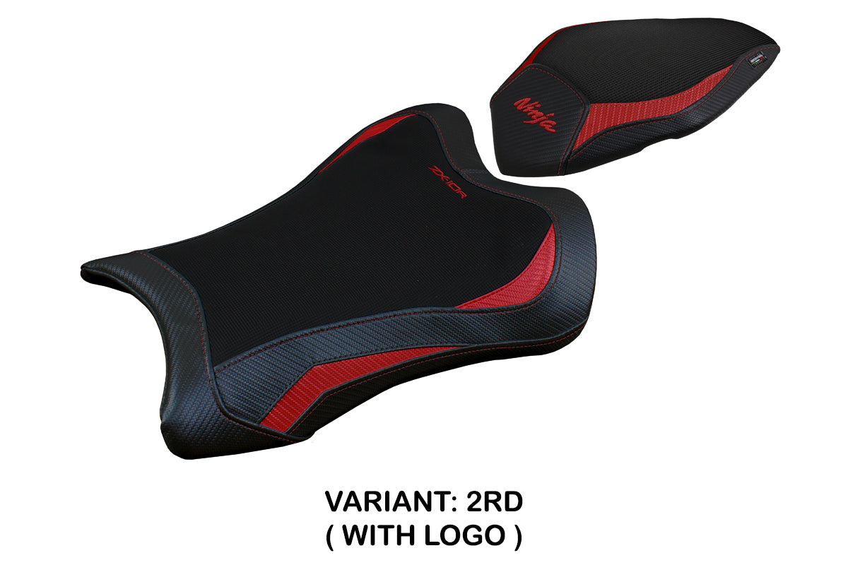 Kawasaki Ninja ZX10R 2021-2025 Seat Cover Tappezzeria Italia in Red and Black
