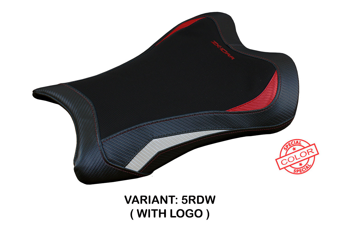 Kawasaki Ninja ZX10RR 2021-2025 Seat Cover Tappezzeria Italia in Red and White