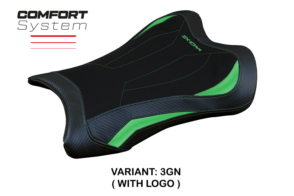 Kawasaki Ninja ZX10RR 2021-2025 Seat Cover Tappezzeria Italia Comfort in Green