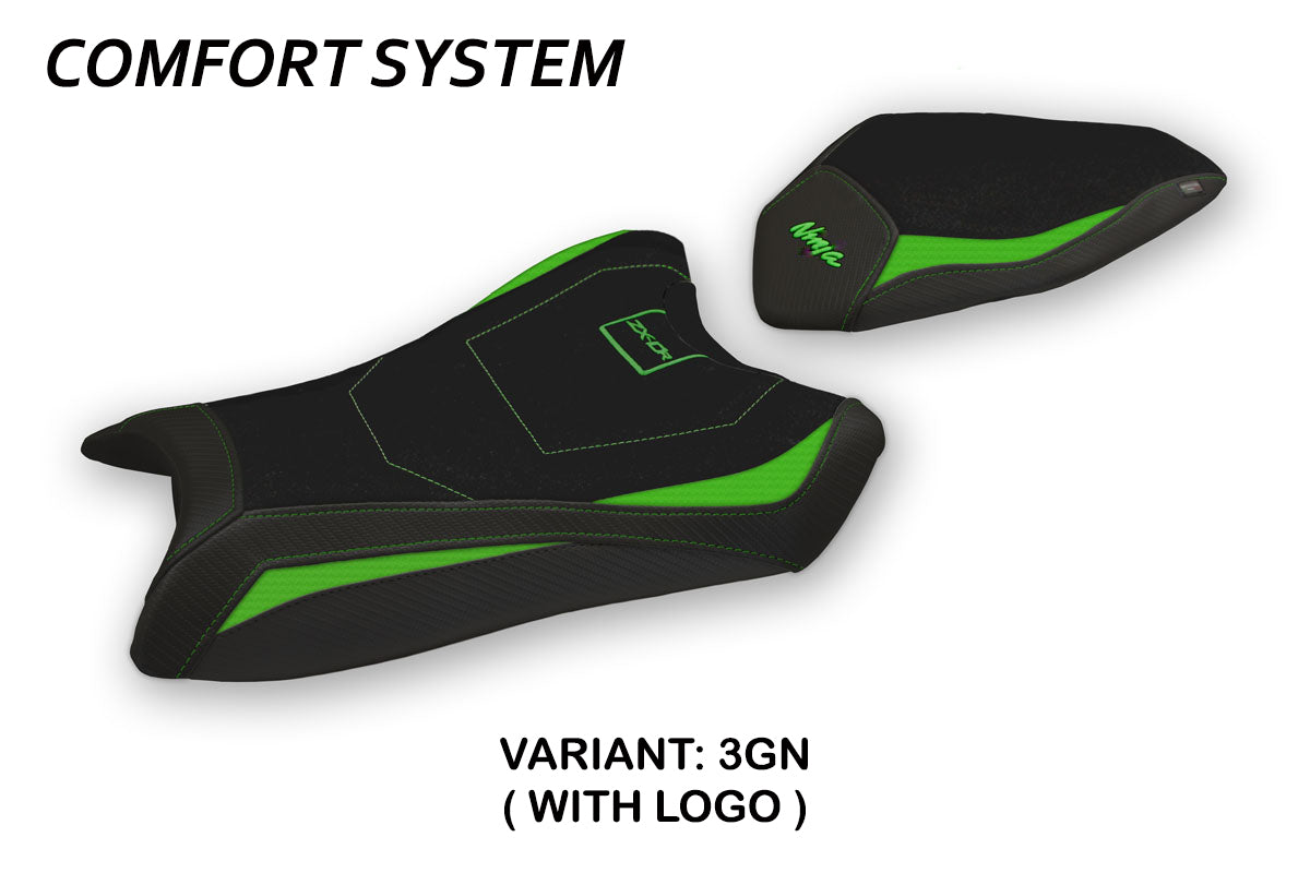 Kawasaki Ninja ZX10R 2016-2020 Seat Cover Tappezzeria Italia Comfort in Green