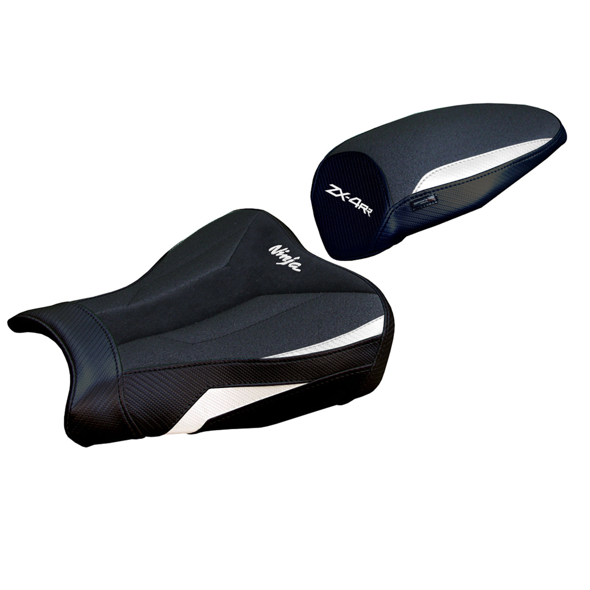 Kawasaki ZX4RR 2023-2025 Seat Cover Tappezzeria Italia Ultragrip in White and Black