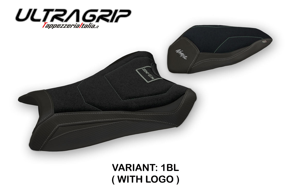 Kawasaki Ninja ZX6R 2019-2025 Seat Cover Tappezzeria Italia Ultragrip in Black