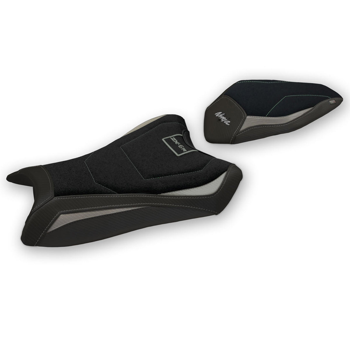 Kawasaki Ninja ZX6R 2019-2025 Seat Cover Tappezzeria Italia Ultragrip in Grey