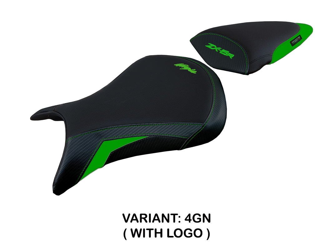 Kawasaki Ninja ZX6R 2007 2008 Seat Cover Tappezzeria Italia in Gray and Black