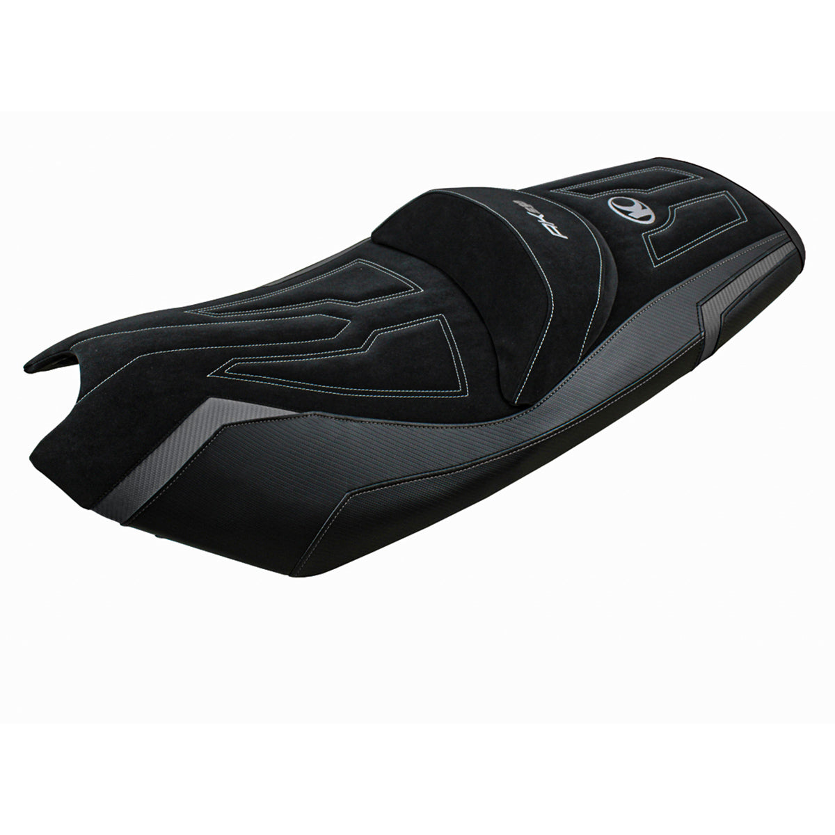 Kymco AK 550 2017-2024 Seat Cover Tappezzeria Italia in Grey and Black