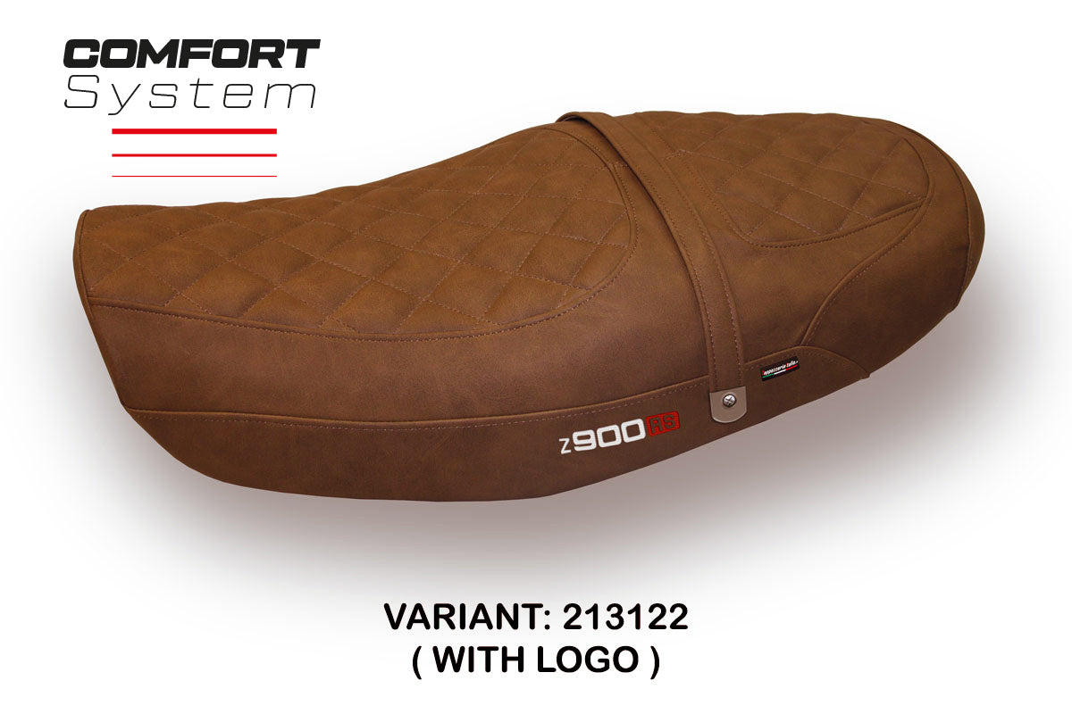 Kawasaki Z900RS 2018-2025 Seat Cover Tappezzeria Comfort Leather Brown