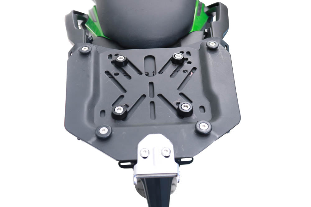 Kawasaki Versys 650 2015-2016 GPR Tech 35L Aluminum Top Case, Black with Mounting Plate