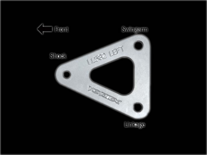 Vortex Lowering Link Adjustments 1.75 inch Suzuki GSX-R 1000 2009-2015