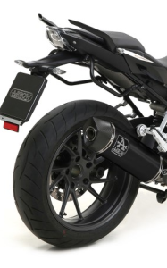 71925AKN Arrow Maxi Race-Tech Slip-on Exhaust, Aluminum Dark for BMW R1250R/RS 19-20