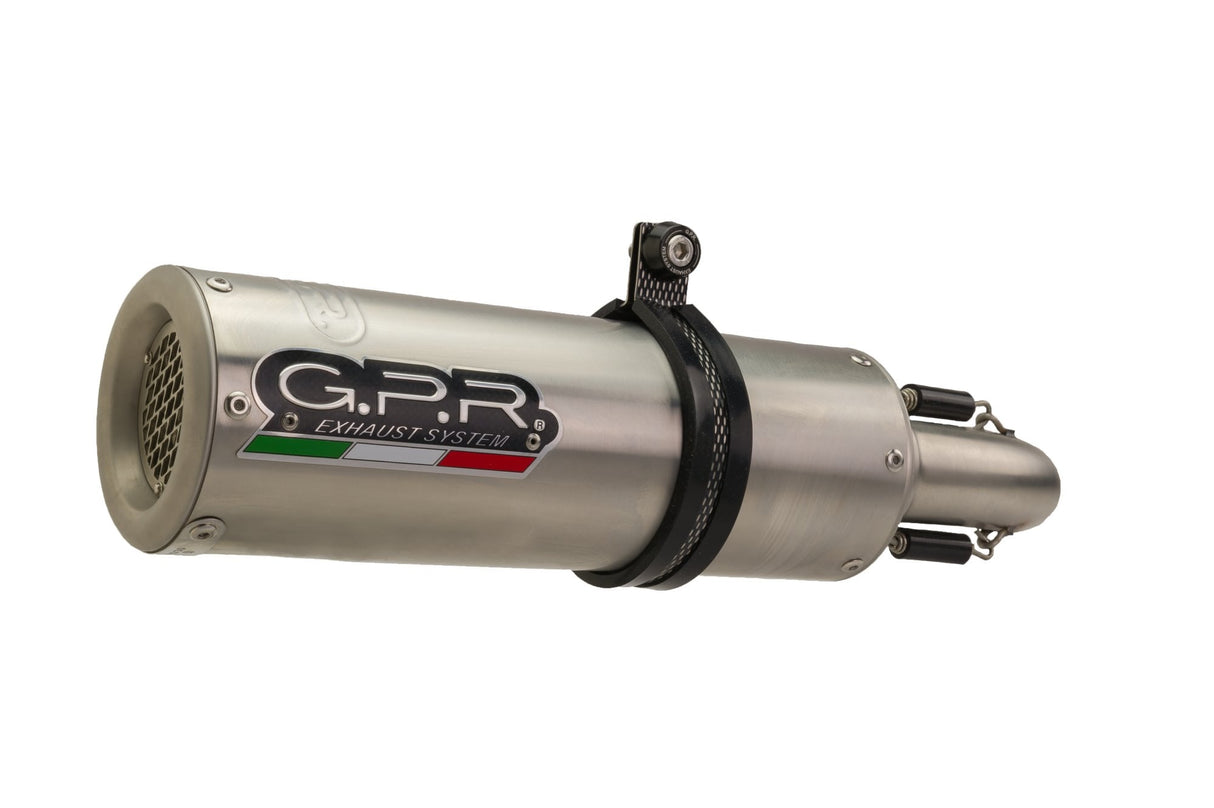 GPR Exhaust System Fantic Motor XMF 125 2021-2023, M3 Inox , Slip-on Exhaust Including Removable DB Killer, Link Pipe and catalyst