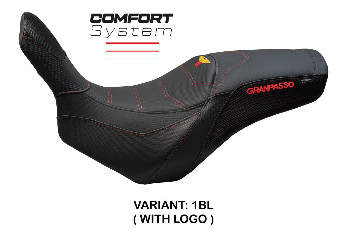 Moto Morini Granpasso 2008-2020 Seat Cover Tappezzeria Italia Comfort in Black