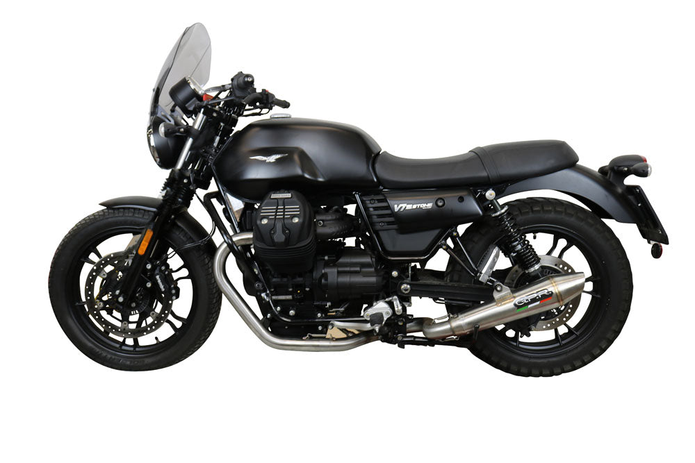 Moto Guzzi V7 III Special-St-Carb 2017-2018 Exhaust GPR Full System Vintacone