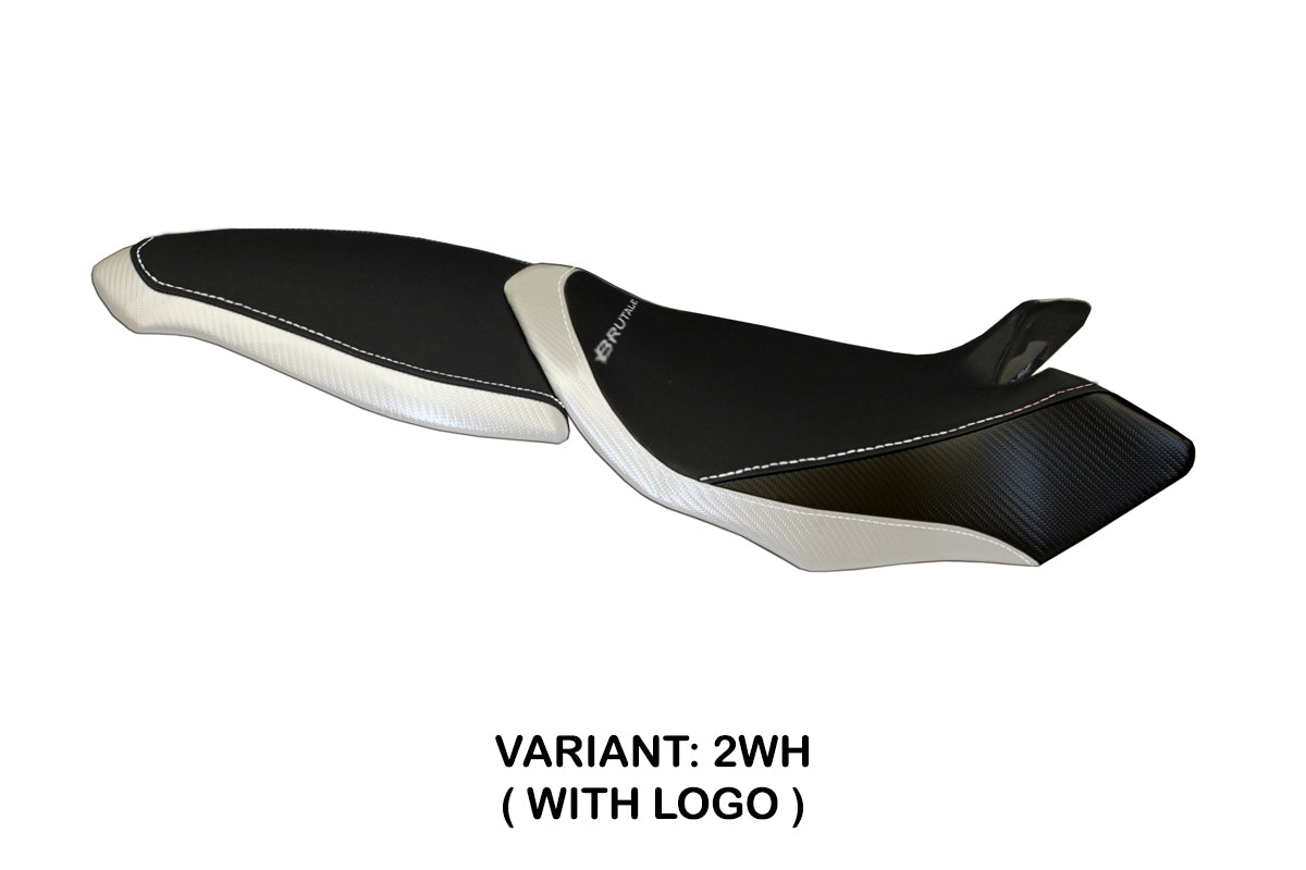 MV Agusta Brutale 990R 1078R 1090RR 2007-2015 Seat Cover Tappezzeria Italia in White Black
