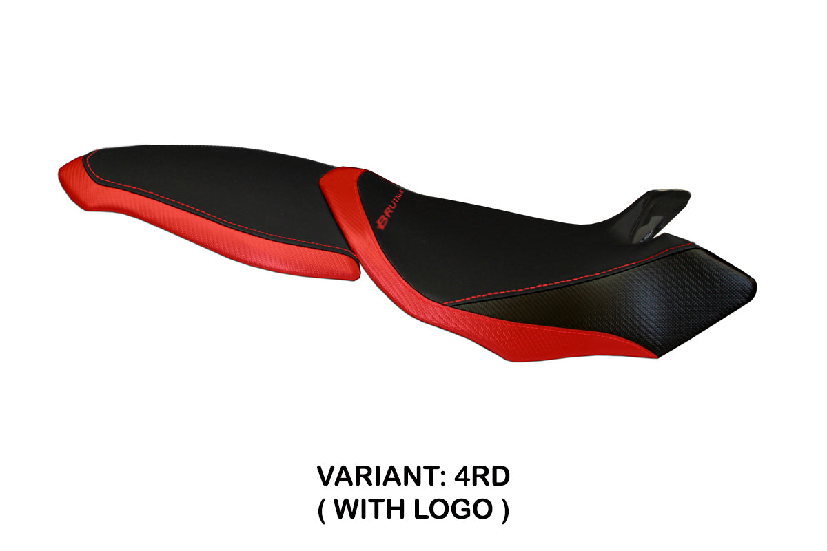 MV Agusta Brutale 990R 1078R 1090RR 2007-2015 Seat Cover Tappezzeria in White Red and Black